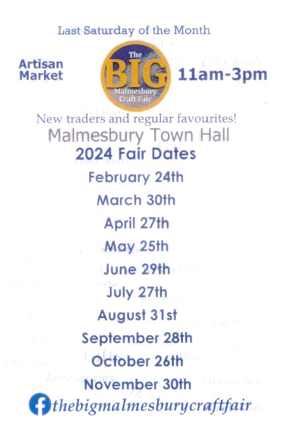 The Big Malmesbury Craft Fair - Artisan Market